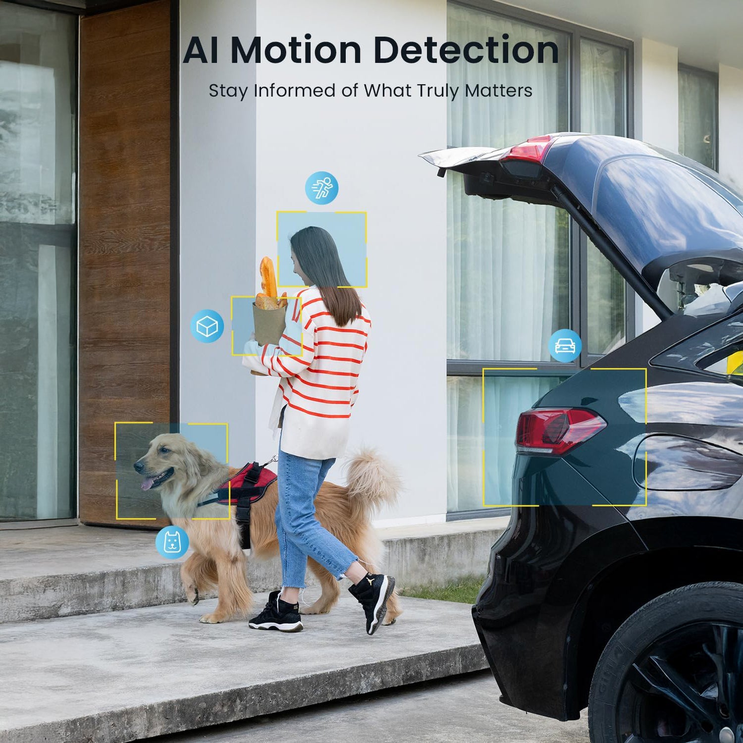 ieGeek S1 security camera with AI motion detection for security monitoring.