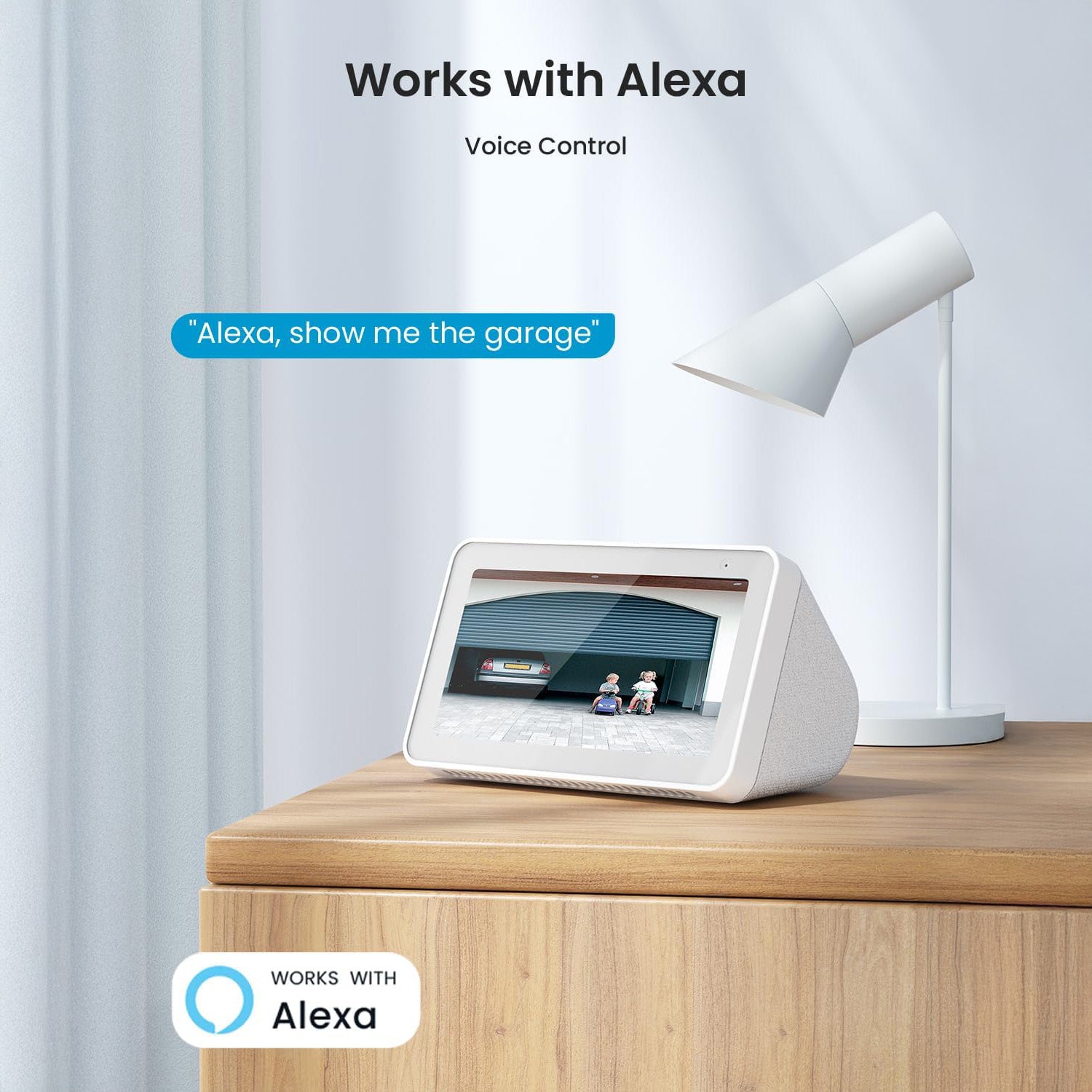 ieGeek battery camera works with Alexa