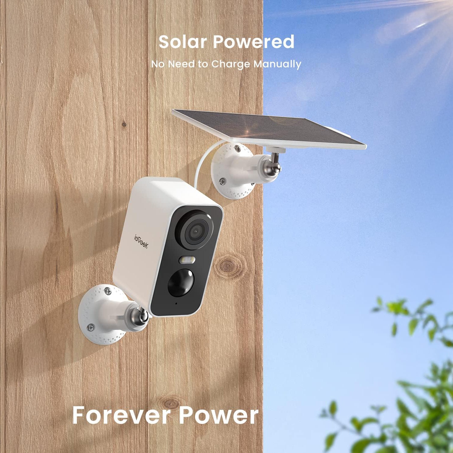 ieGeek ZS-GX3S solar-powerd security camera offers endless power